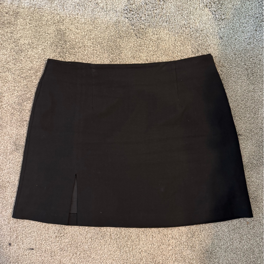 Djerf Avenue Black Mini Skirt